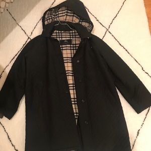 Burberry quilted trench coat